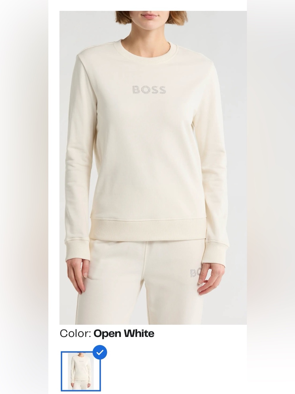 BOSS Bossa Embellished Long Sleeve